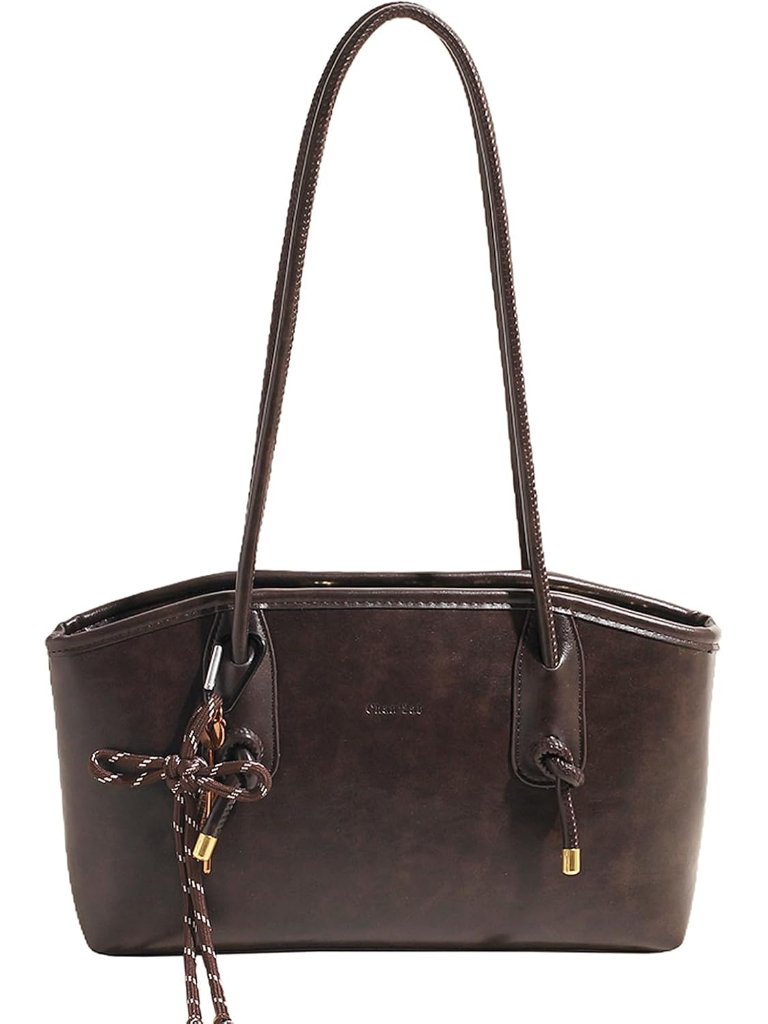 Vintage Shoulder Bags For Women Brown Purse Fall Hobo Handbag Faux Leather Shoul